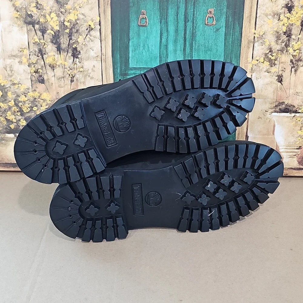 black timberland boots size U.S 8.5